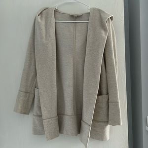 Loft hooded cardigan sweatshirt